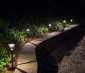 Landscape LED Path Lights w/ Mini Post Top Light Head - 2 Watt - 5 Watt Equivalent - 60 Lumens: Installed in Landscaping