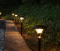 Landscape LED Path Lights w/ Mini Post Top Light Head - 2 Watt - 5 Watt Equivalent - 60 Lumens: Installed in Landscaping