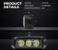 Grille and Surface Mount LED Strobe Light Head - 9W