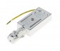White Live End Power Feed - Halo Track - 120 VAC