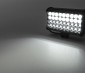 9" Quad Row Heavy Duty Off Road LED Light Bar with Multi Beam Technology - 108W: Showing Both Beams On. 