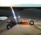 4" Quad Row Heavy Duty Off Road LED Light with Multi Beam Technology - 36W: Installed On Sand Rail
