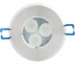 6 Watt Recessed LED Downlight, G-LUX series: Front View