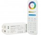 MiBoxer Color-Changing RGB+Tunable White LED Controller with RF Remote - Wi-Fi/Smartphone Compatible - 6 Amps/Channel