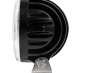 3.25" Round 12W Heavy Duty High Powered LED Work Light - Black: Profile View