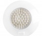 Round Dome Light LED Fixture with 3 Position Switch: Front View