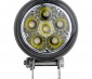 3.25" Round 18 Watt LED Mini Auxiliary Work Light: Front View