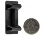 Modular Rocker Switch Bracket Hole Cover: Back View With Size Comparison