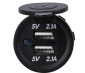 Dual USB Charging Port for LED Rocker Switch Panels - 4.2 Amps - 5V - USB Type A