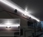 1156 LED Bulb - 27 SMD LED Tower - BA15S Retrofit: Shown Installed In RV Flood Light Fixture. 