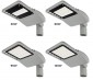 30W LED Street/Roadway Area Light - 4,100 Lumens - Optional Photocell Sensor - 100W MH Equivalent - 3000K/4000K - Knuckle Slipfitter Mount