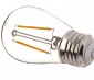 LED Vintage Light Bulb - S14 LED Sign Bulb w/ Filament LED - 15 Watt Equivalent - Dimmable - 120 Lumens - Back View