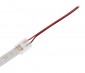 Solderless Clamp-On Pigtail Adaptor - 12mm Single Color LED Strip Lights - 4”