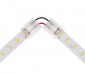 Solderless Clamp-On Left / Right ‘L’ Wire Connector - 12mm Single Color LED Strip Lights - 22 AWG