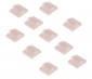 8mm LED Strip Light Mounting Clips With Adhesive Backing - 10 Pack