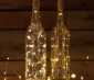 Wine Bottle LED Fairy Lights - Cork Shaped Battery Operated LED Lights w/ Copper Wire - 6.5'