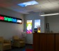 Custom Printed Even-Glow LED Panel Light - Dimmable - 2' x 4': Showing Similar Custom Panels Installed On Wall. Virtual Skylight Panel Shown In Ceiling. 