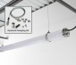 Optional: Stainless steel aircraft cable hanging kit