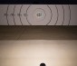 20 Watt Knuckle-Mount LED Spotlight - Bullet Style - 2,300 Lumens: Beam Pattern Shots 25 feet Away From Target