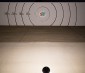 30 Watt Knuckle-Mount LED Spotlight - Bullet Style - 2,900 Lumens: Beam Pattern Shots 25 feet Away From Target