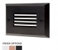 Replacement Face Plate for Rectangular LED Step Light - Open Window or Louvered