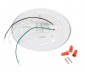 Flush mount to junction box or use optional can light conversion kit