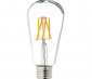 LED Vintage Light Bulb - ST18 Shape - Edison Style Antique Bulb with Filament LED