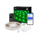 RGB LED Strip Light Kit - 5m Color-Changing LED Tape Light - 24V - Alexa / Google Assistant / Compatible Wi-Fi / Bluetooth Controller