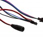 SWDC series Dream-Color Flexible RGB LED Strip - 12 Volt DC: Close Up View Of Connectors 