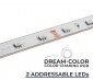 5m Digital RGB LED Strip Light - Addressable Color-Chasing LED Tape Light - 12V - IP67 Waterproof