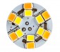 7443 Switchback LED Bulb - Dual Function 60 SMD LED Tower - A Type - Wedge Retrofit: Front View