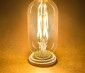 LED Vintage Light Bulb - T14 Shape - Radio Style LED Bulb with Filament LED