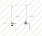 LED Signal Tower Stack Lights - L-bracket Mount with 240mm Pole