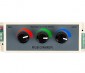 Three Color RGB LED Dimmer: Front View