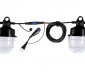 25W LED Temporary Hanging String Light - 55’ Run - Linkable - 3125 Lumens - 3500K