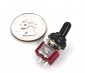 Mini ON/OFF Toggle Switch with quarter for size