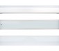 30W Linear LED Light Fixture - Industrial LED Light - 2' Long: Profile View