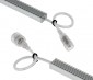 Waterproof Linear LED Light Bar Fixture w/ DC Barrel Connectors: Back View Of Ends