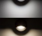 Weatherproof LED Eyelid Step/Deck Light - 3 Watt: (Top) Natural White (Bottom) Warm White