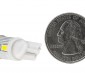 921 LED Bulb - 10 SMD LED Tower - Miniature Wedge Retrofit: Back View With Size Comparison 