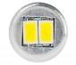921 LED Bulb - 10 SMD LED Tower - Miniature Wedge Retrofit: Front View
