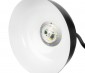 LEDs are integrated into the fixture to eliminate bulb maintenance and increase energy efficiency.