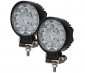 LED Light Pods - 4" Round Mini LED Work Lights - 22W - 1,600 Lumens - 2 Pack