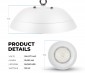 100W White LED Washdown High Bay - NSF Compliant - 13000 Lumens - 400W MH Equivalent - 5000K